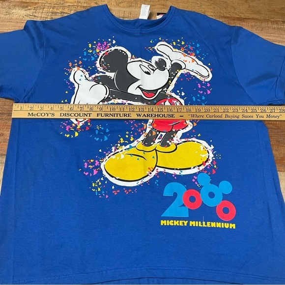VTG Mickey Unlimited Mickey Mouse Disney Land ‘N Sea Graphic T-Shirt 1X - Picture 8 of 10